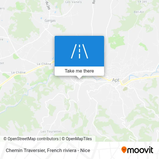 Chemin Traversier map