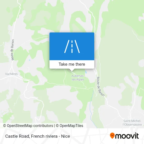 Route Du Château map