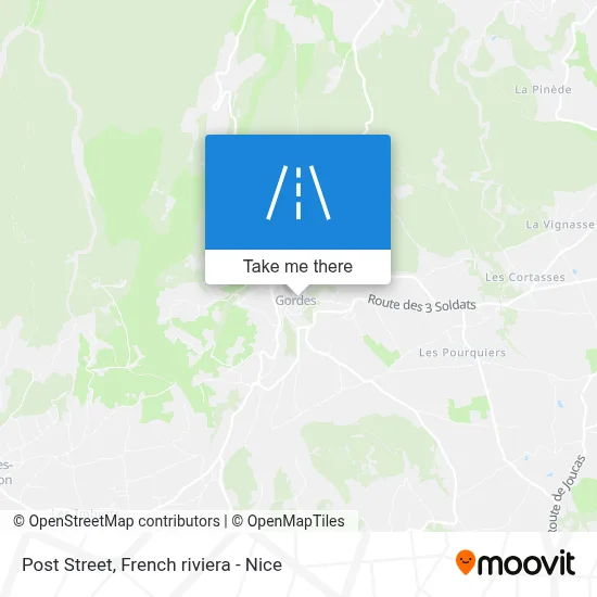 Mapa Rue De La Poste