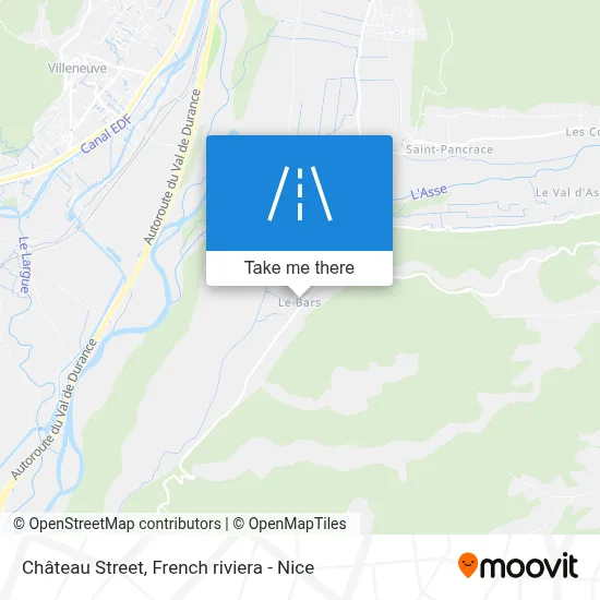 Rue Du Château map