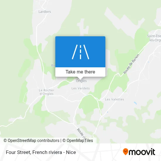 Rue Du Four map