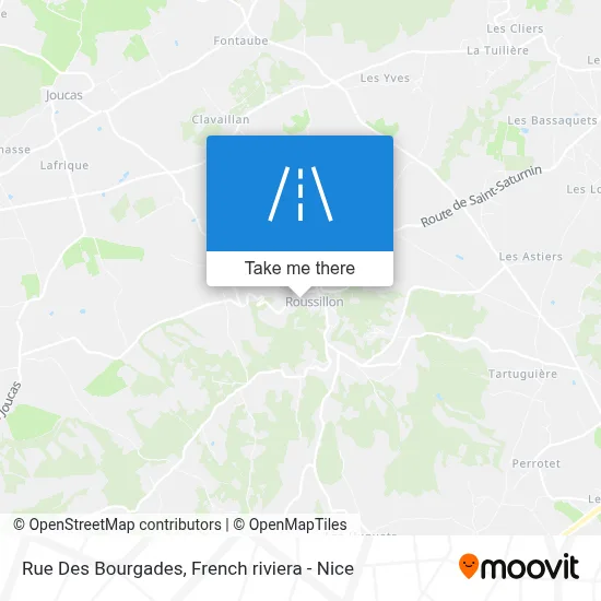 Rue Des Bourgades map