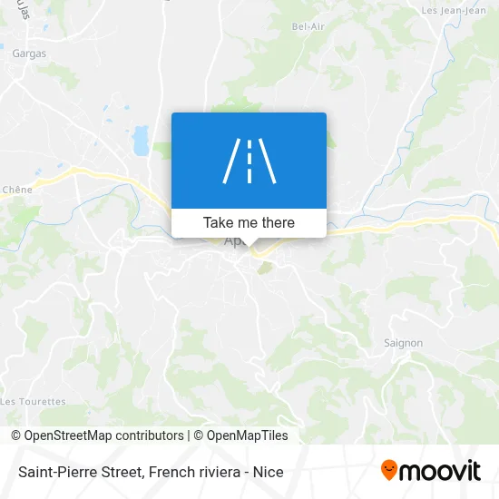 Mapa Rue Saint-Pierre