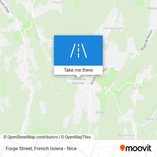 Rue De La Forge map