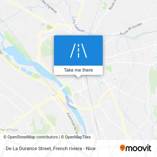 Rue De La Durance map