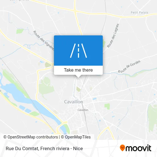 Rue Du Comtat map