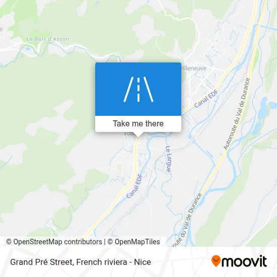 Rue Du Grand Pré map