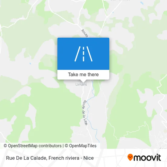 Mapa Rue De La Calade