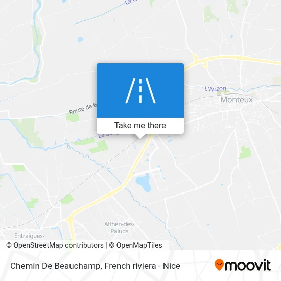 Chemin De Beauchamp map