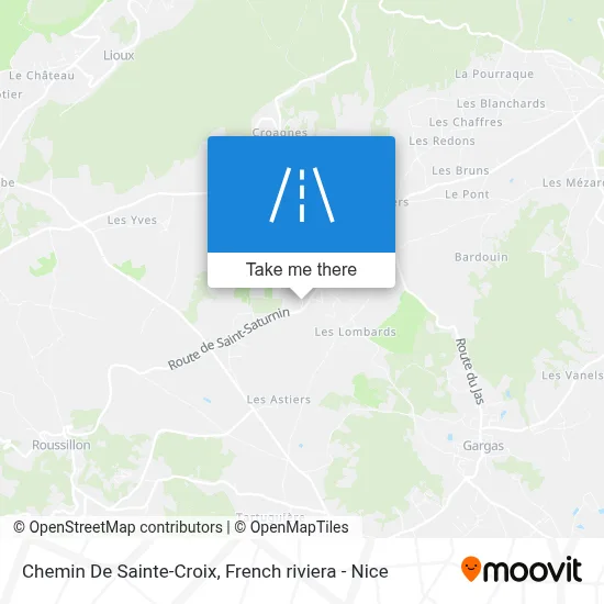 Chemin De Sainte-Croix map