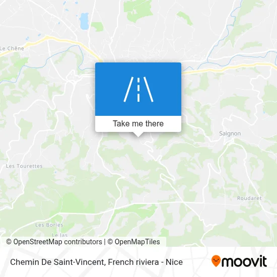 Chemin De Saint-Vincent map