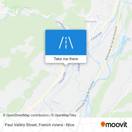 Mapa Rue Paul Valéry