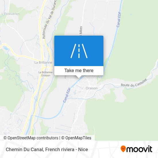 Chemin Du Canal map