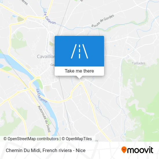 Chemin Du Midi map
