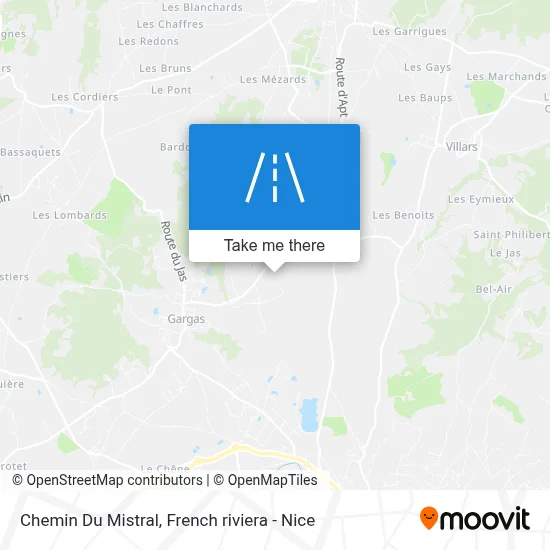 Chemin Du Mistral map