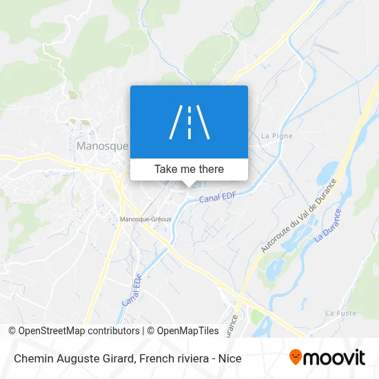 Chemin Auguste Girard map