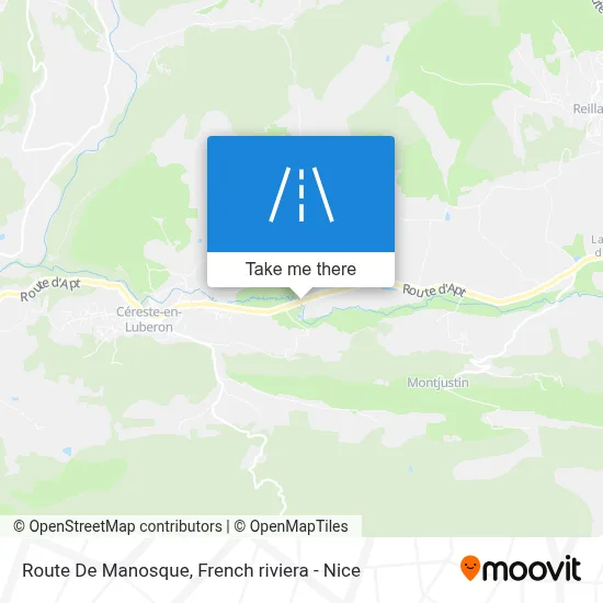 Route De Manosque map