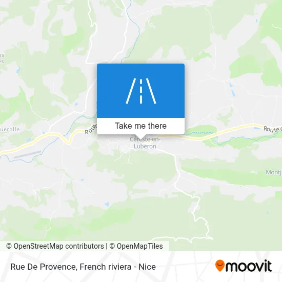 Mapa Rue De Provence