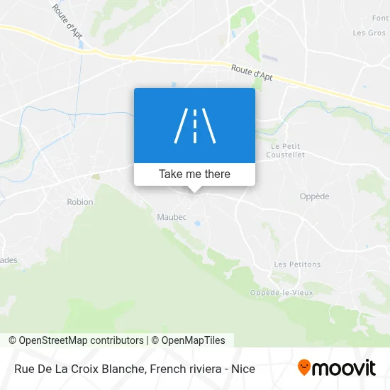 Rue De La Croix Blanche map