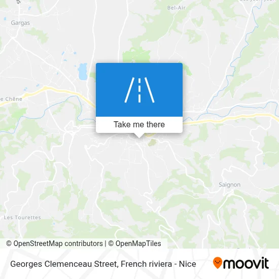 Rue Georges Clemenceau map