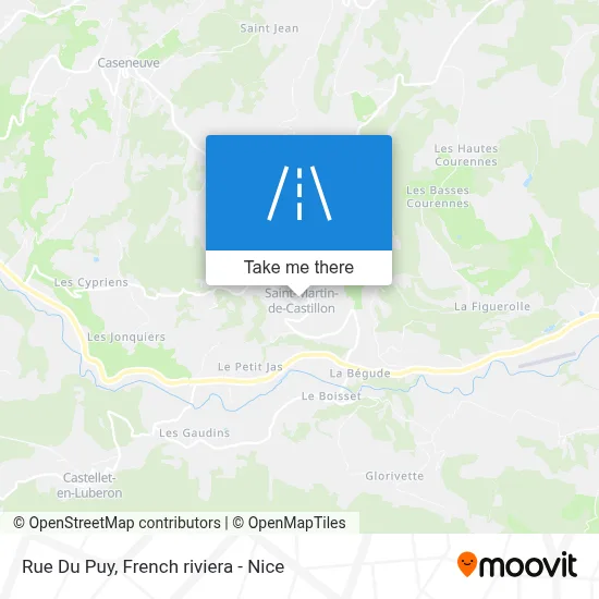Mapa Rue Du Puy