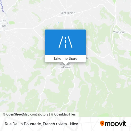 Rue De La Pousterle map