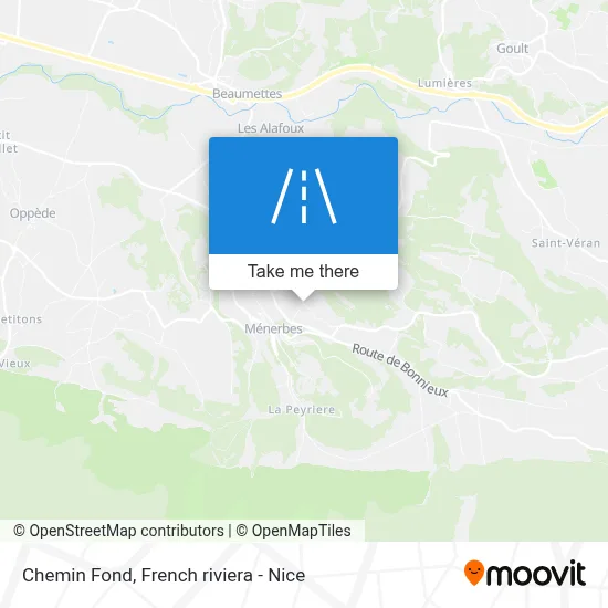 Chemin Fond map