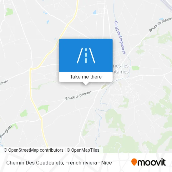 Chemin Des Coudoulets map