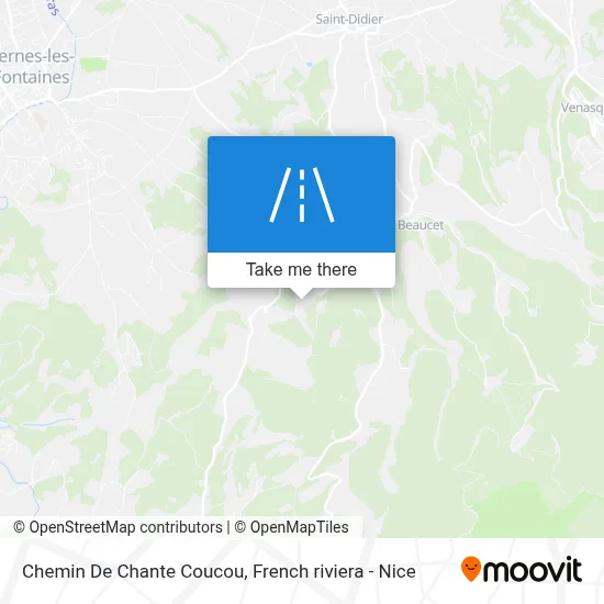 Chemin De Chante Coucou map