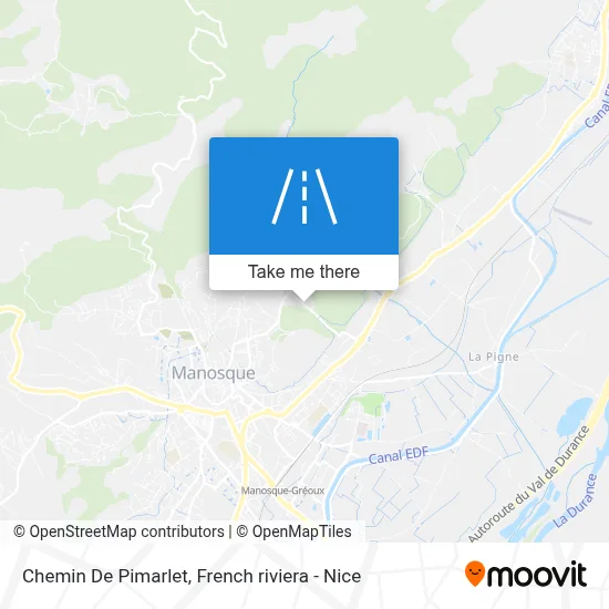 Chemin De Pimarlet map