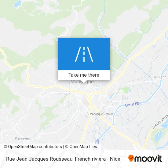 Rue Jean Jacques Rousseau map