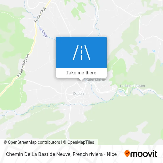 Chemin De La Bastide Neuve map