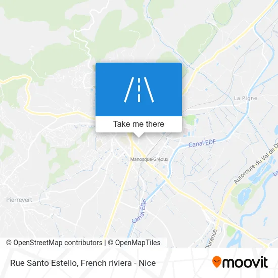 Rue Santo Estello map