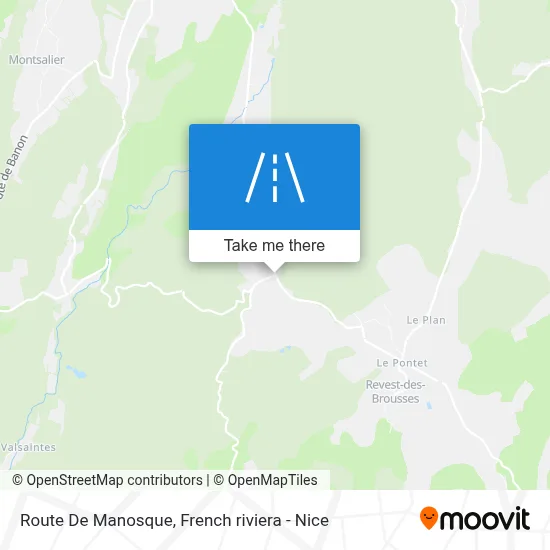 Route De Manosque map