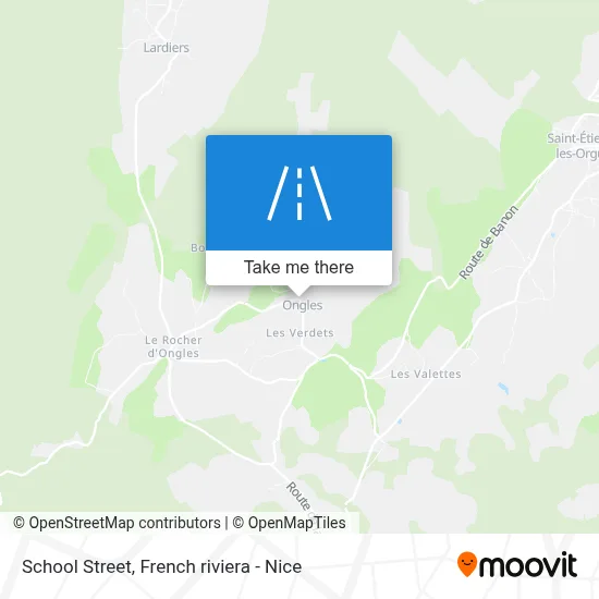 Rue De L'École map