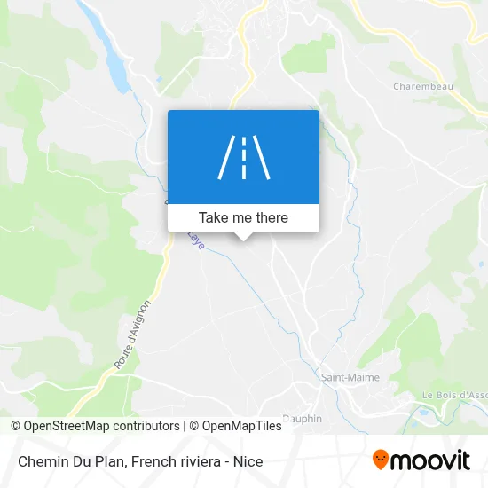 Chemin Du Plan map