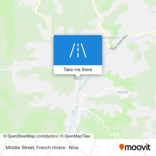 Mapa Rue Du Milieu