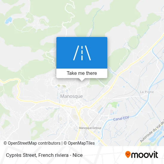 Rue Des Cyprès map