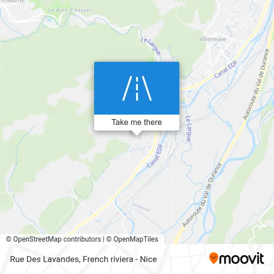 Rue Des Lavandes map