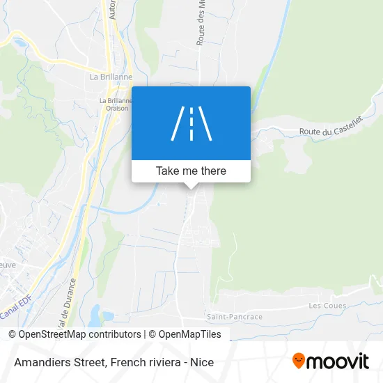 Rue Des Amandiers map