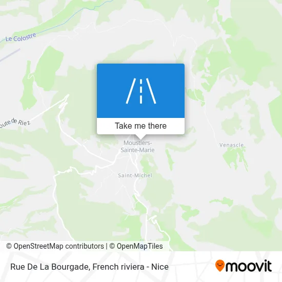 Rue De La Bourgade map