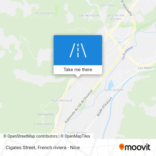 Rue Des Cigales map