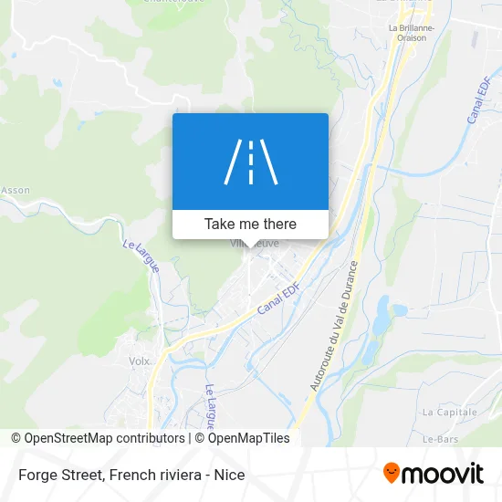Mapa Rue De La Forge