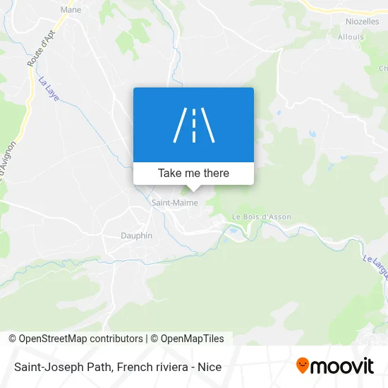 Chemin Saint-Joseph map