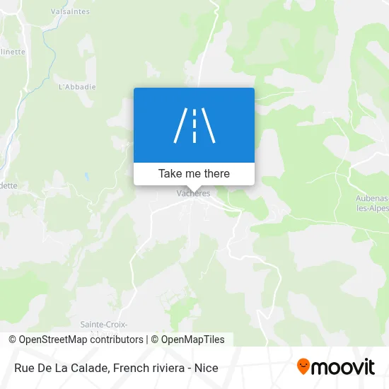 Rue De La Calade map