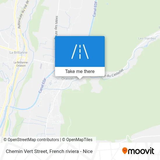 Mapa Rue Du Chemin Vert