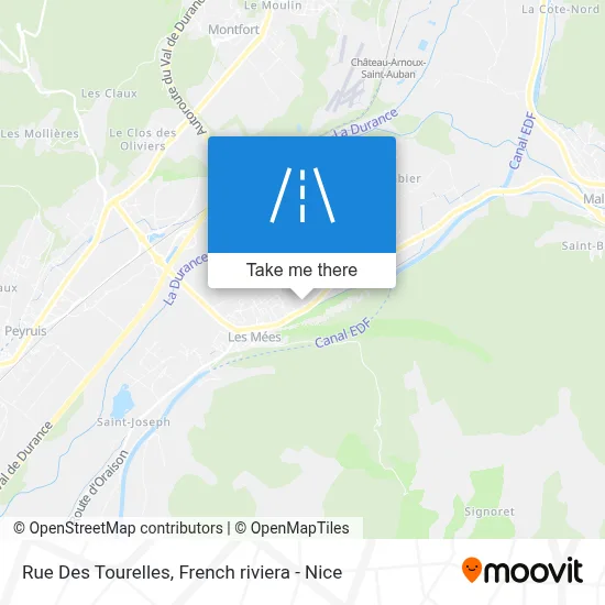 Rue Des Tourelles map