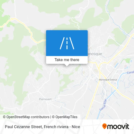 Rue Paul Cézanne map