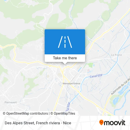 Rue Des Alpes map