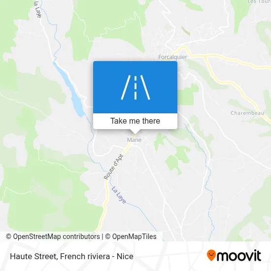 Mapa Rue Haute
